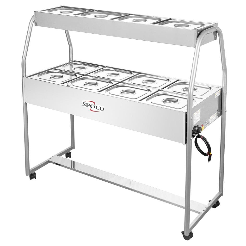 Buffet Combinado Spolu 8 Cubas Quentes 4 Cubas Frias 220V SPL-508CO