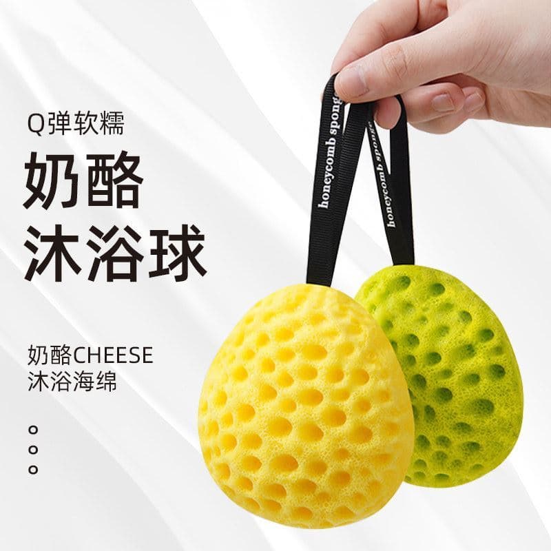 Bola de banho feminina High-End inseparável banho masculino desejo flor bola Super macio espuma bola de banho dupla util