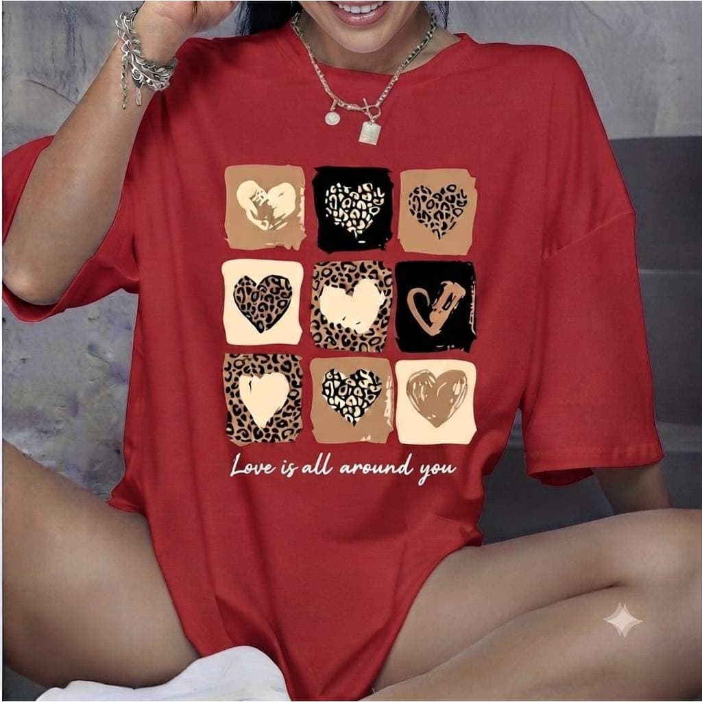 Camiseta Estampada Onça 9, Plus Size, Tendência Moda, Street, Casual, Tecido Respirável 100% Algodão