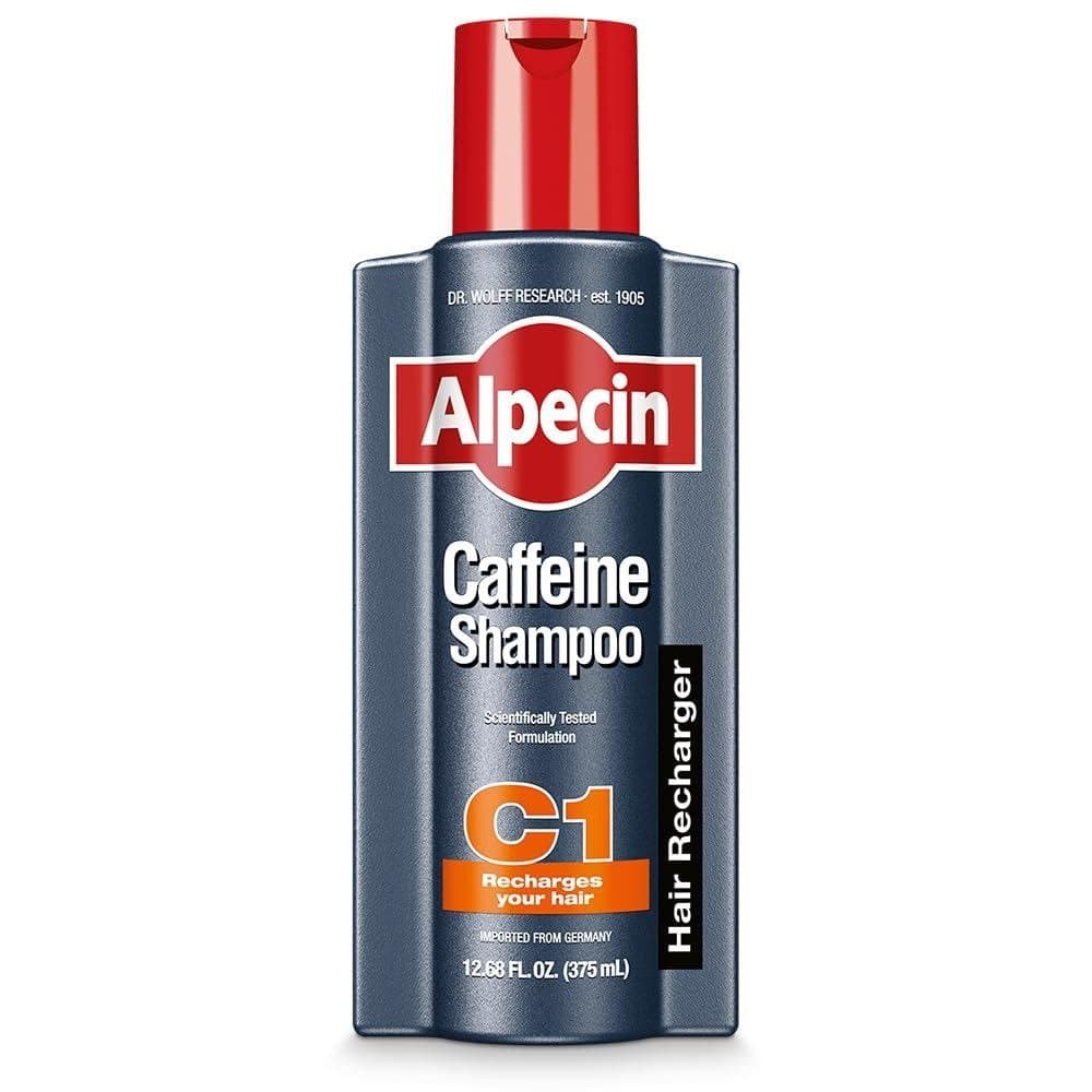 Shampoo Alpecin C1 Inositol Cafeína 12.68 fl oz, Potenciador de Desempenho Capilar, Promove o Crescimento e Espessamento