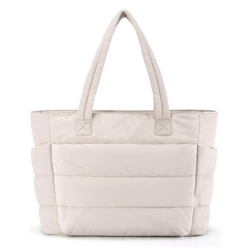 Bolsa feminina leve e prática com compartimentos, bolsa de ombro para viagens, bolsa para academia e yoga. Q61M