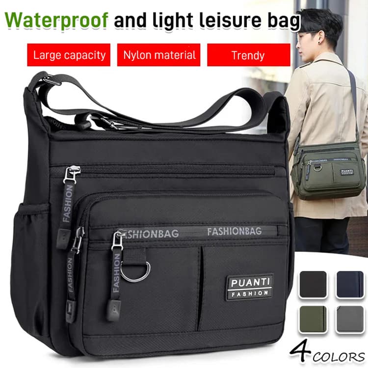 [Leveza] Bolsa Impermeável/Transversal/Leve/Casual/Para Viagens