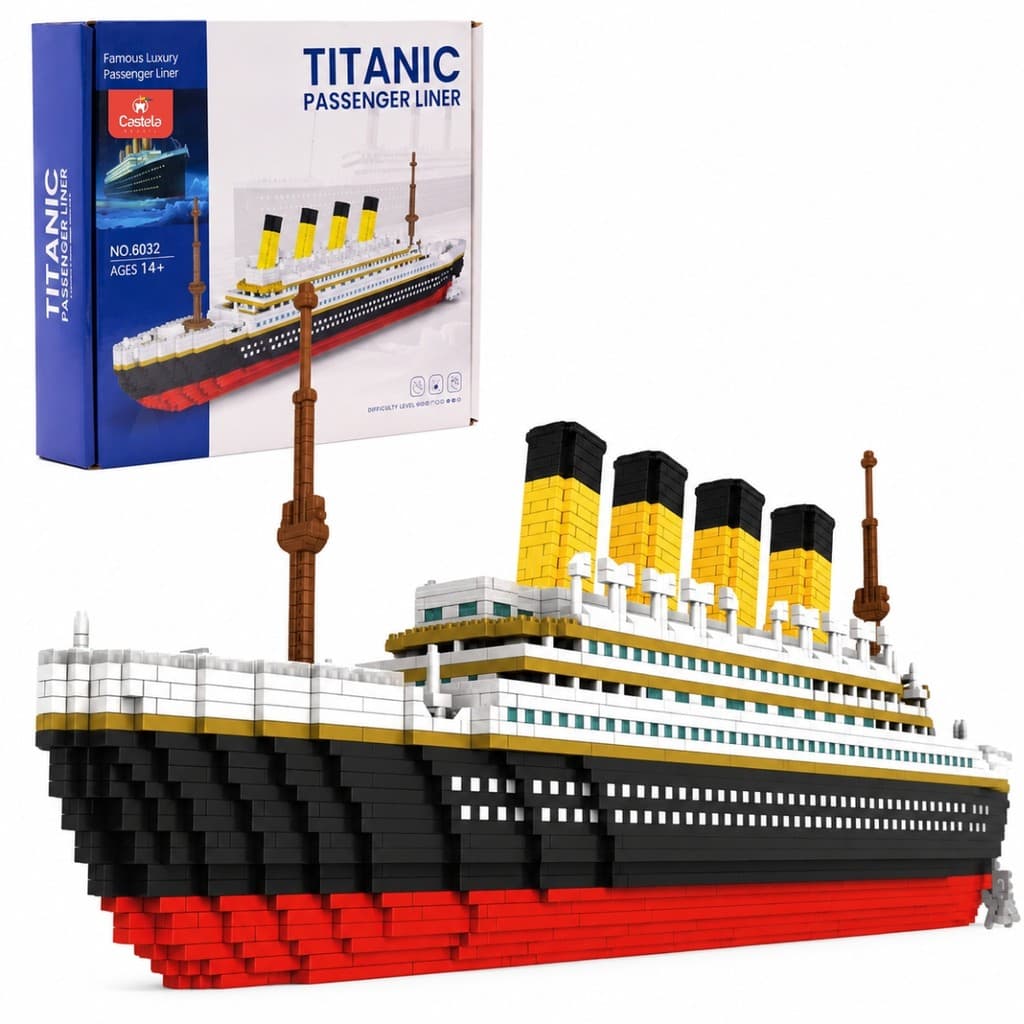 Blocos Montar Titanic Conjunto Construção 2796 Peças CBS0462-Castela