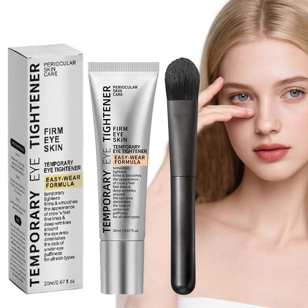 Creme Firmador para Olhos Perfeito, Primer Firmador Instantâneo com Pincel, Cuidado Suave para a Pele dos Olhos, Hidrata
