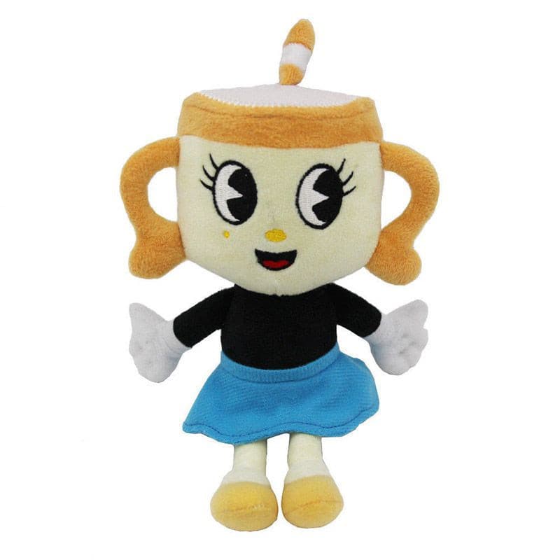 Boneco de Pelúcia Cuphead de 9 Polegadas do Jogo Mrs. Chalice OFU4