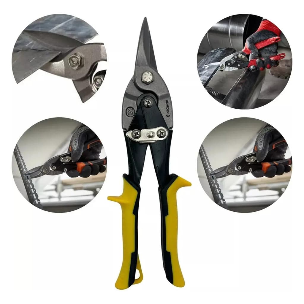 Tesoura De Corte Para Chapas De Aço Lata Corte Reto Manual