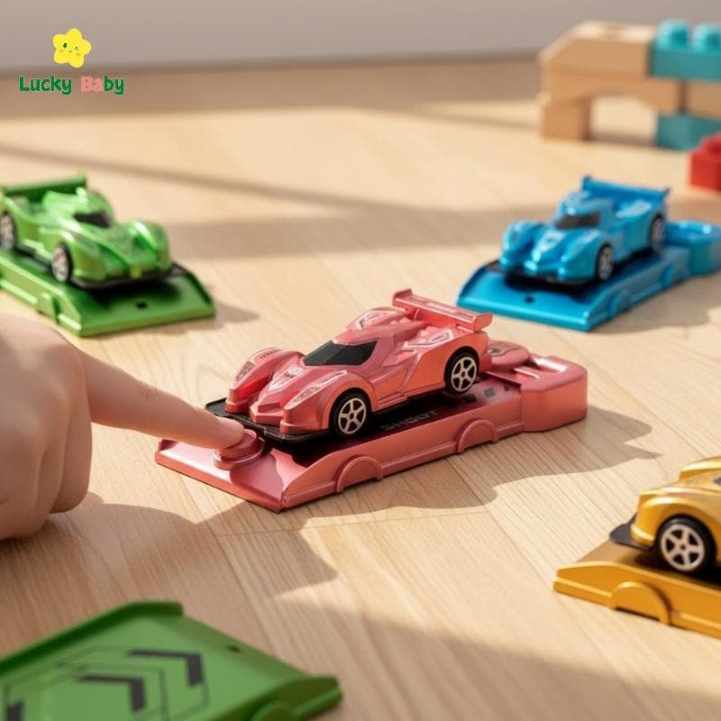 [Luckybaby-t] Modelo De Carro De Brinquedo Simulado De Inércia Mini Plástico Durável Para Crianças Stoing Stuffer Presen