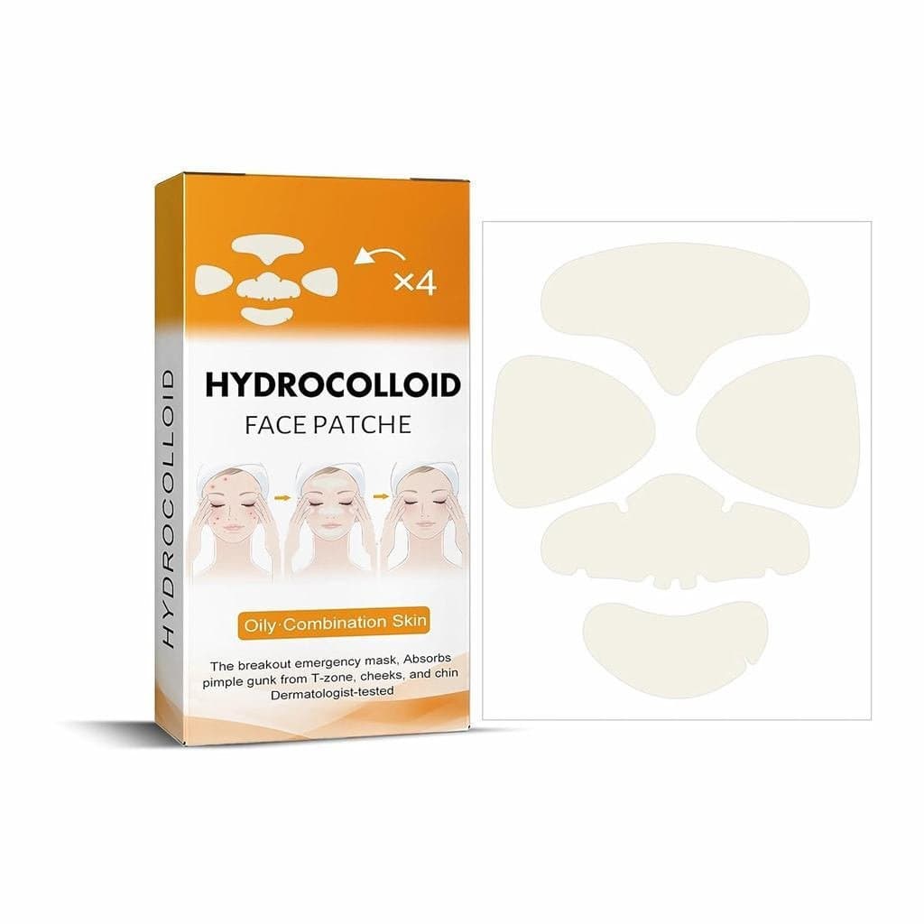 20 adesivos hidrocoloides para acne em embalagens individuais, adequados para cobrir acne em todo o rosto, boa capacidad