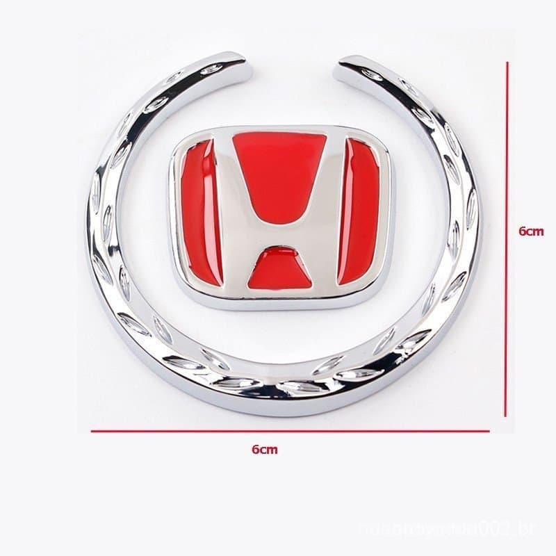 1 Peça Adesivo De Carro Personalizado Decalque Automático Para Honda City BRV CRV Jazz Brio Vezel Mobilio Civic Beat Ody