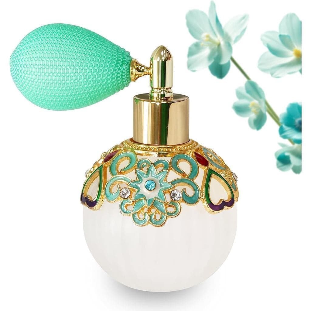 Pequeno frasco vintage de perfume Joy, um conjunto de pulverizadores de óleo essencial de vidro recarregáveis de 50ml.