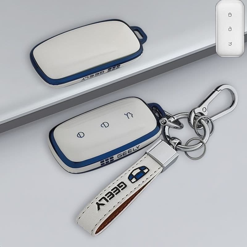 Aplicável à capa de chave GEELY EX5 Galaxy L6 e8, capa de chave de carro especial, para homens e mulheres, nova capa com