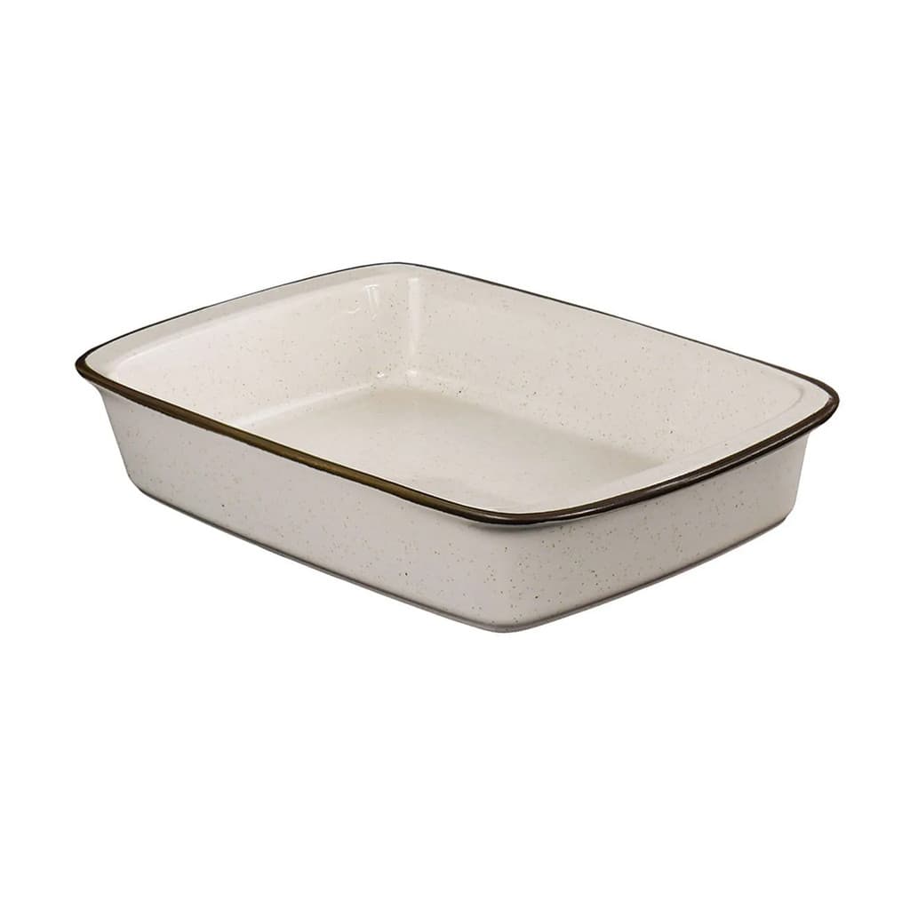 Travessa Refratária Assadeira Resistente Porcelana Média P/ Forno 2 Litros Tango Maresia Oxford