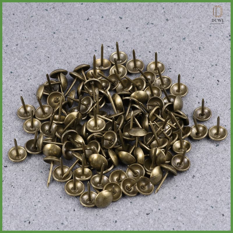 100 Pçs Estilo Sofá Decoração Ao Ar Livre Móveis Decorativos Tachas Estofamento Tapete Vintage Grandes Unhas dachwanli