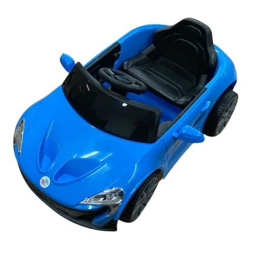 Carro Eletrico Infantil 6V Mini Esportivo Super Potente Led Azul Bateria Recargavel Seguro Confortavel Diversao