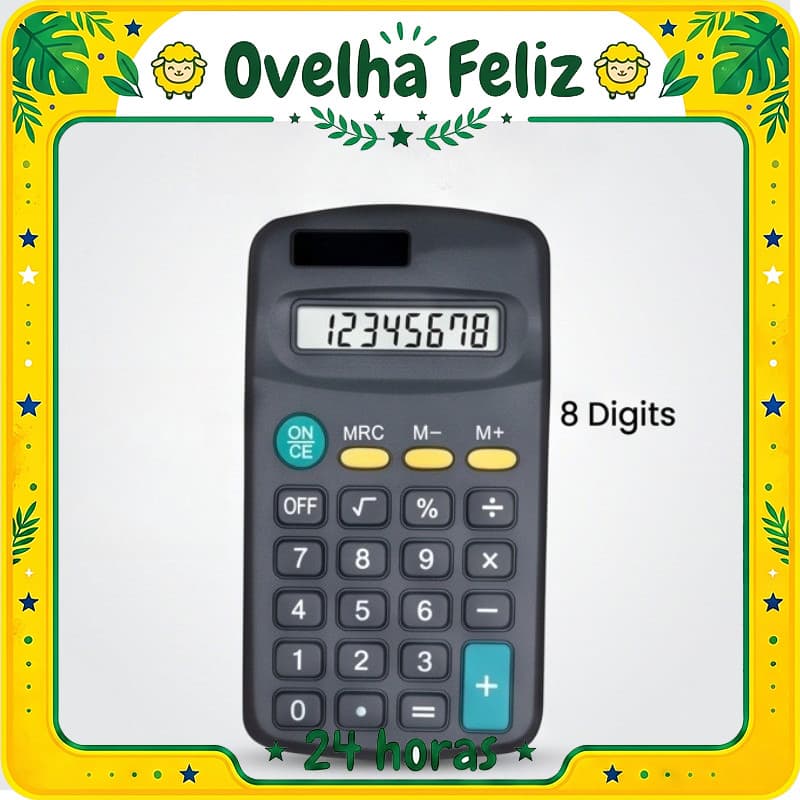 Calculadora portátil multifuncional Caixa financeira de escritório Exame de estudante comercial geral