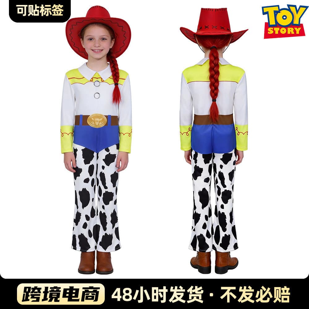 Fantasia infantil de Halloween para o dia das crianças Toy Story 4 Woody Triss Fantasia infantil
