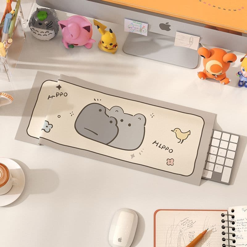 YHMJFBY131439[Conjunto de duas peças] Teclado mecânico capa antipoeira capa de pano cinza toalha de cobertura Universal