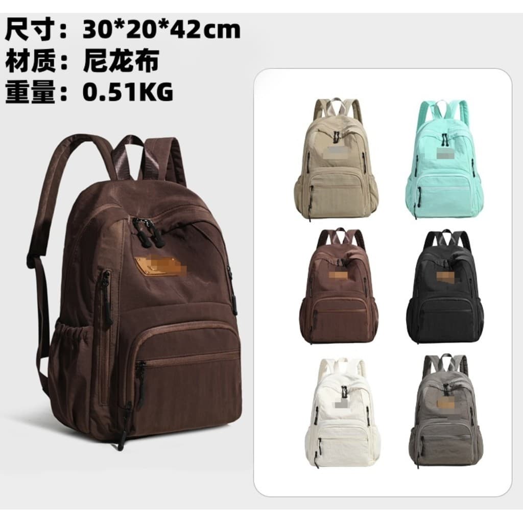 Masculino feminino mochila Retro mochila de grande capacidade na moda Casual All-Match estudante mochila