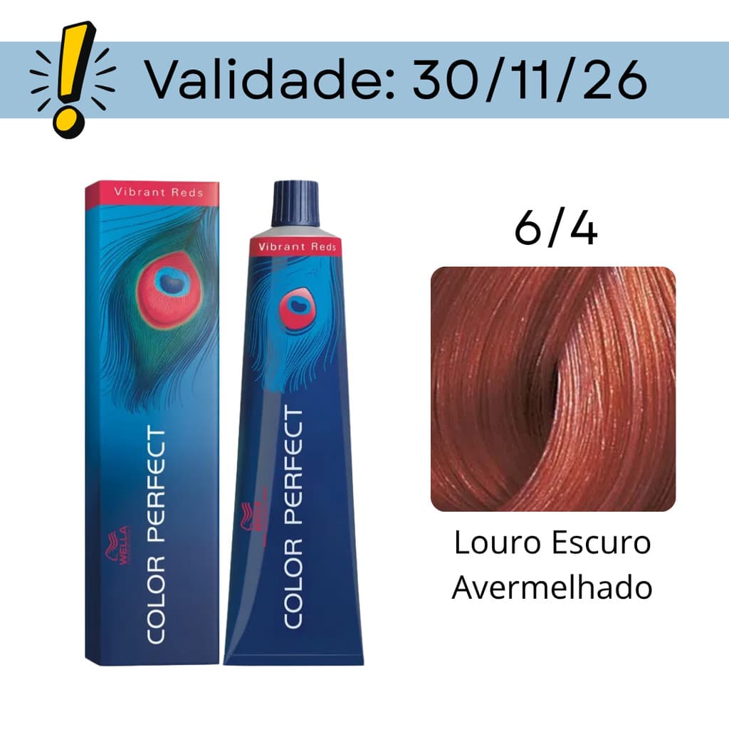 COLORAÇÃO COLOR PERFECT WELLA - 6/4