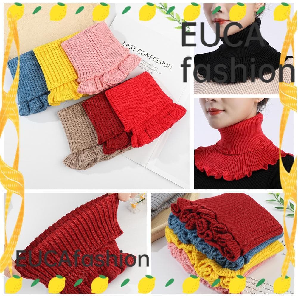 Cachecol EUCAFASHION Feminino À Prova De Vento Com Orelhas De Gola Alta