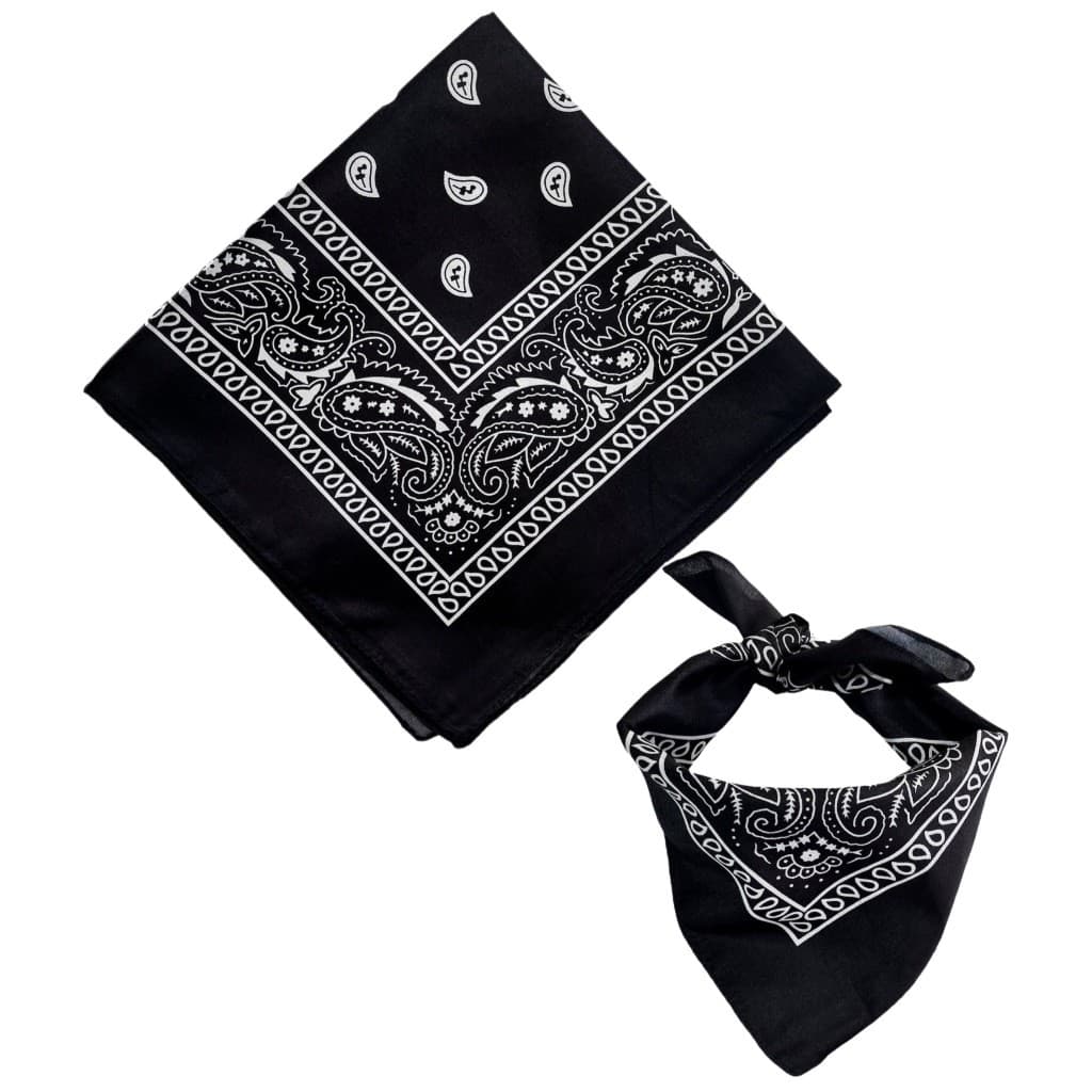 Bandana Paisley Unissex Lenço Multifuncional para Pescoço Cabeça Moto Ciclismo Hip Hop 55x55cm