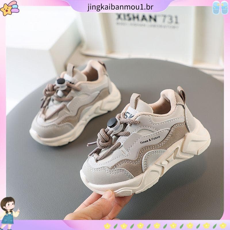 Sapatos infantis meninos sapatos esportivos femininos sapatos de bebê de sola macia sapatos infantis da criança 2-3-5 an