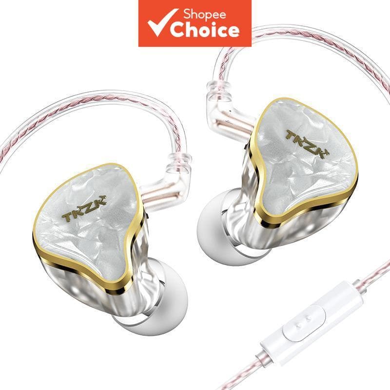 Unidade de fone de ouvido IEM TKZK TK02 com driver de 10 mm, fone de ouvido intra-auricular para músicos e audiófilos,