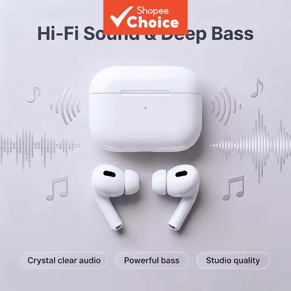 Fones de Ouvido Android Pro, Fones Bluetooth 5.2 TWS, Microfone, À Prova d’Água, Janela Pop-Up Siri, Sem Fio, Para