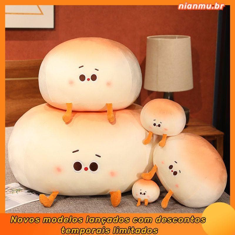 Bonito pequeno Mantou travesseiro Super macio cama dormir travesseiro sofá travesseiro brinquedo de pelúcia boneca prese