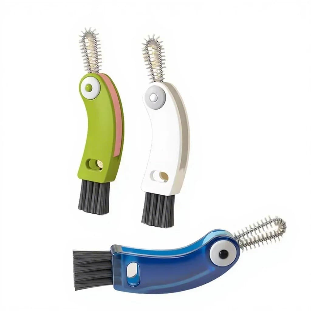 Escova Para Mamadeira PP Nylon Limpador De Mamilos 2 Em 1 Lavar Mamadeiras Ferramenta Cuidados Com O Bebê