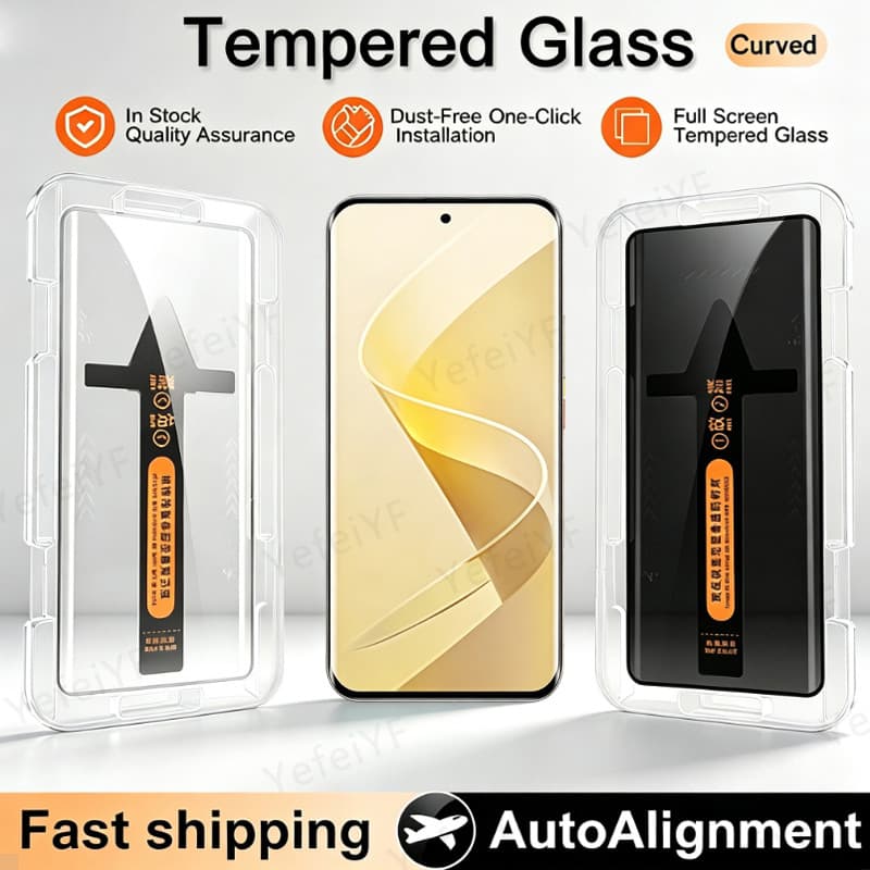 Para Itel Super 26 Ultra S25 S23 Plus HD Privacidade Vidro Temperado Instalação Sem Poeira Anti Spy Curvo Protetor De Te