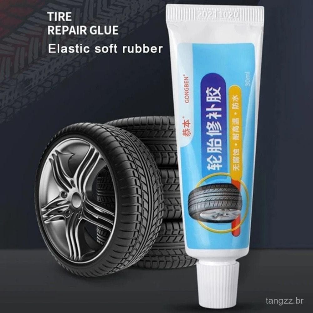 Sizhri marca de adesivo de reparo de pneus preto adesivo de vedação resistente ao desgaste líquido de alta elasticidade
