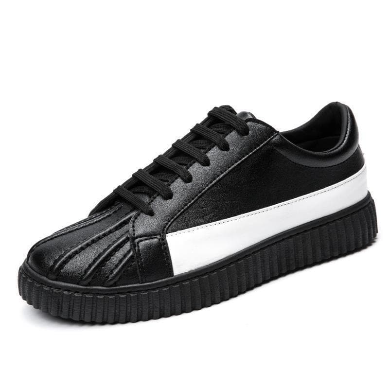 Primavera verão luz luxo concha Toe tênis versão masculina na moda britânico All-Match sapatos masculinos na moda aument