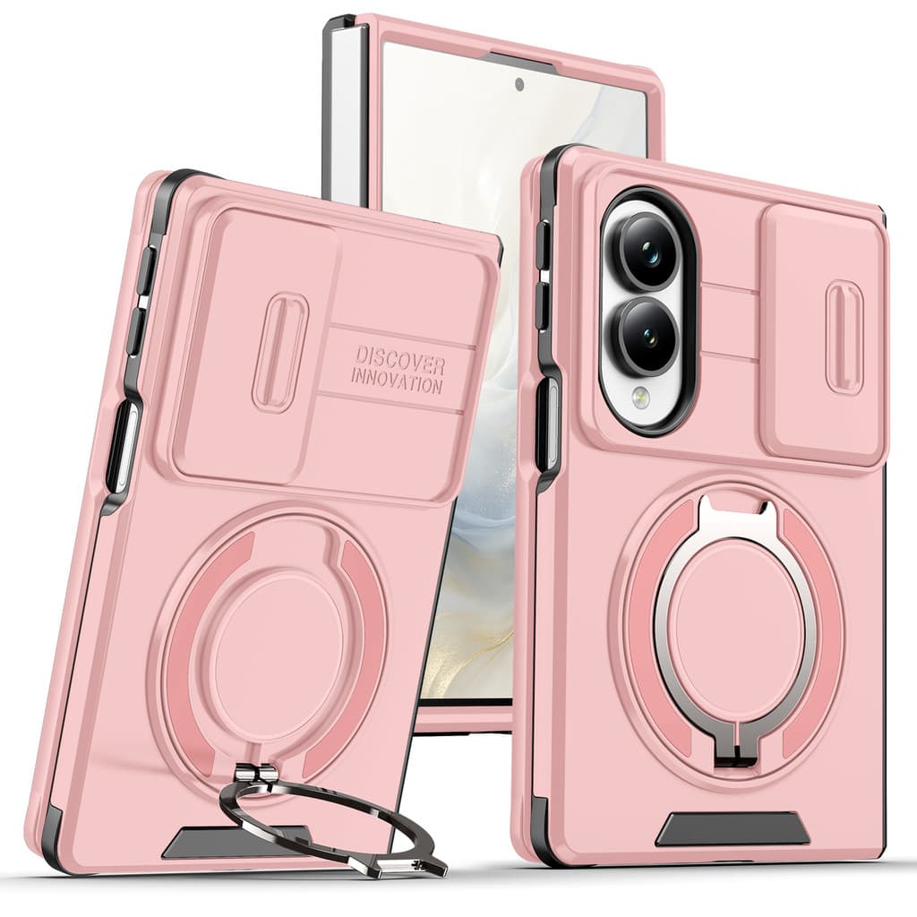 Nova Capa Para Samsung Galaxy Z Fold 8 Wide Fold8 Ultra Fold8 Fold7 7 5G Suporte Magnético Giratório De 360 Graus Com Pr