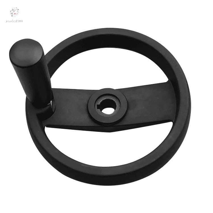 Volante De Nylon Com Punho Giratório-Raio Duplo Para Máquina-Ferramenta