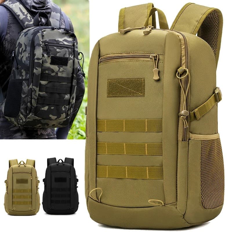 Mochila de Viagem Mini Impermeável 10L 20L para Camping, Hiking, Pesca, Escalada, Mochila Unissex