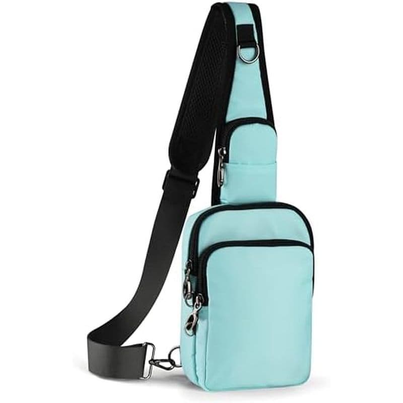 Bolsa Tipo Estilingue VADOO , Crossbody Com Trava Zíper , Bloqueio De RFID & amp ; Resistente À Água Para Homens E Mulhe