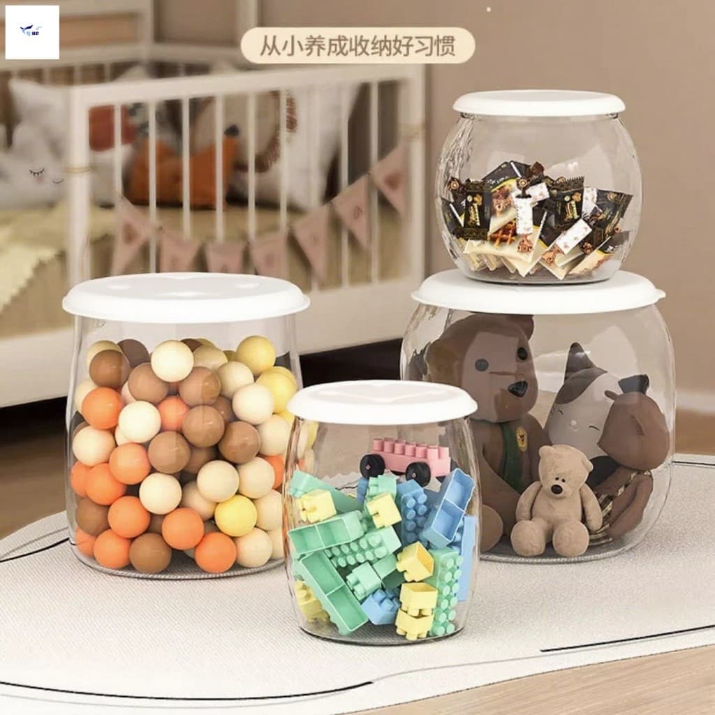 Balde De Armazenamento De Boneca De Pelúcia-Banco De Caixa Organizadora De Brinquedos Para Quarto De Criança