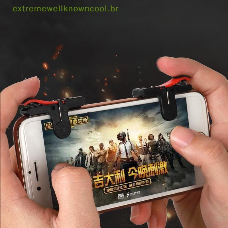 EWC D9 Jogo Móvel Gamepad Gatilho Joystis Controlador De Botão De Fogo Para PUBG S1 Quente