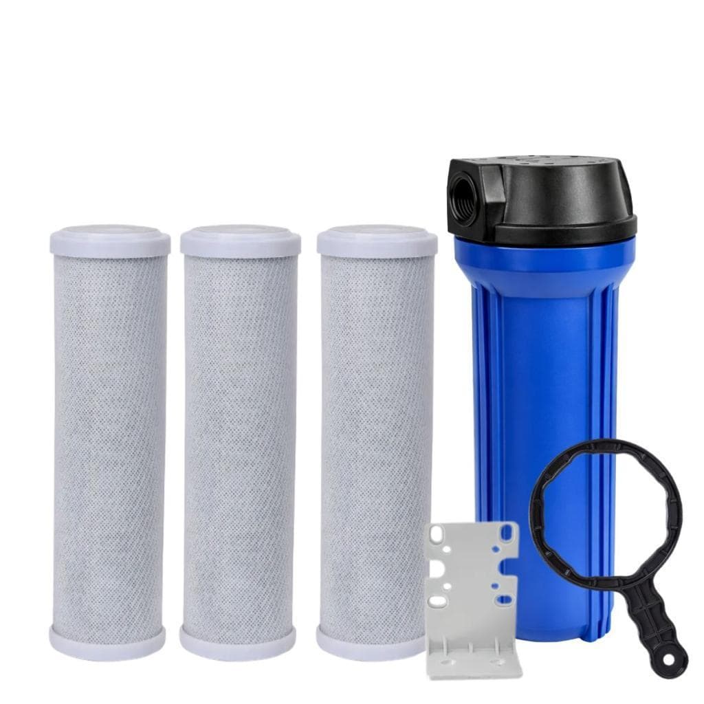 Filtro Carvão Ativado 10'' 3/4 Retenção Cloro Gosto Odor