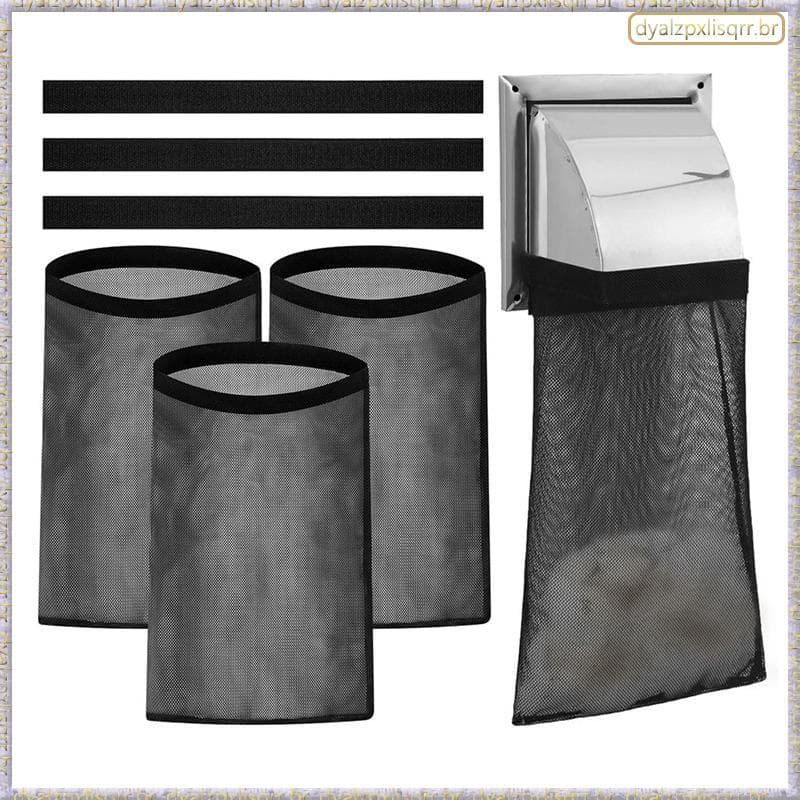 [Fsp] 3 Unidades De Secador De Ventilação , Fiapos , Poeira , Saco , Coletor De Armadilha De Para , Interna Externa