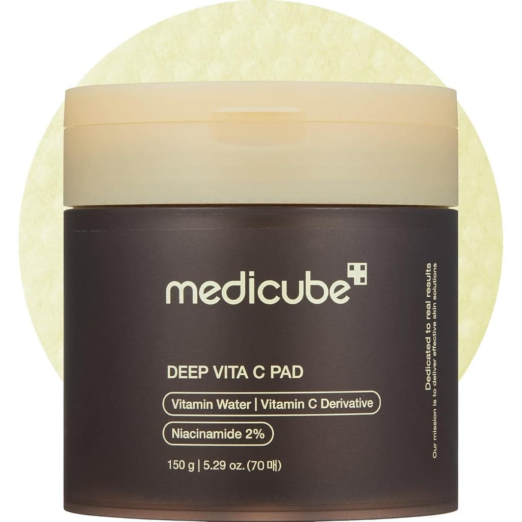 Medicube Deep Vita C Pad - 70 Almofadas Tônicas Faciais  Dia/NoiteTodo Tipo De Pele