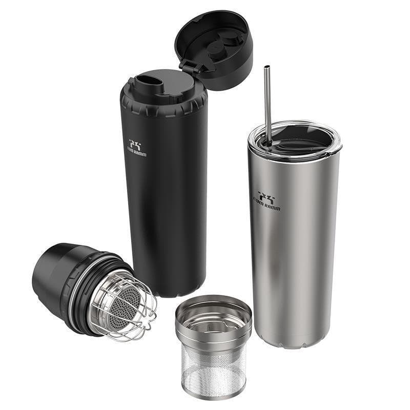 316 queima copo térmico mágico Shaker copo de Fitness esportes britânico Milkshake copo proteína em pó copo água aço ino
