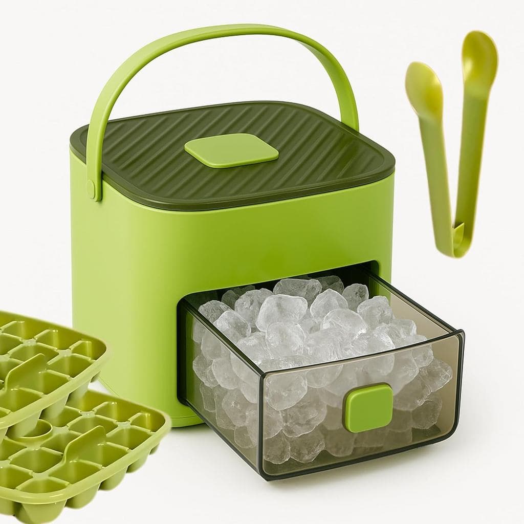 Formas de Gelo para Freezer - Formas de Gelo com Tampa, Formas para Bebidas, Smoothies, Sucos, Formas de Gelo de Fácil R