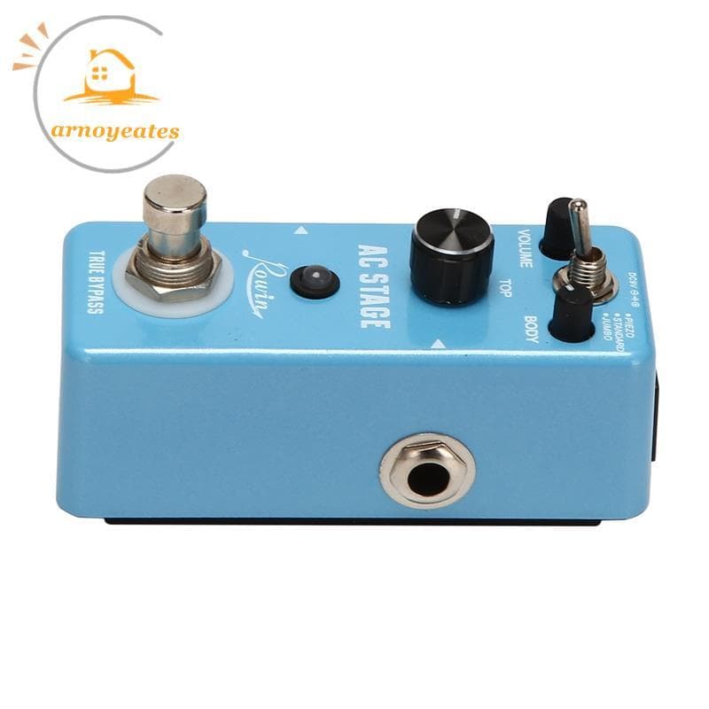 Efeitos De Guitarra Clássico Ac Palco Acústicos Pedal True Bypass Design Simuladores Acústica