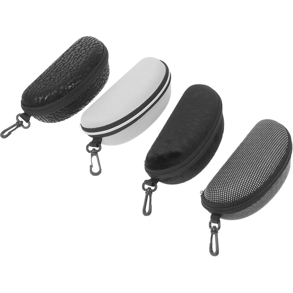 OUNONA 4 Peças de Bolsas Portáteis para Óculos, Estojos Multifuncionais de Tecido Oxford com Zíper para Armazenamento de