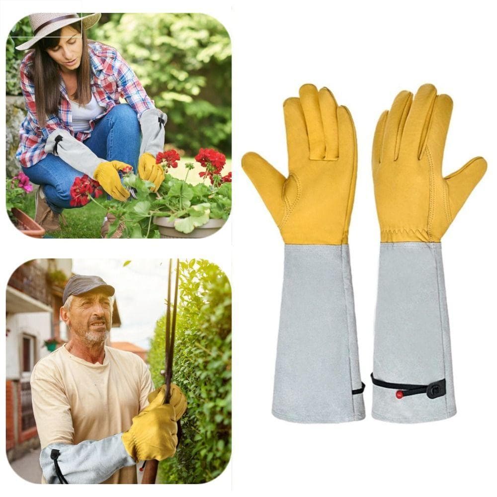 Luvas De Jardinagem À Prova De Espinhos , Proteção Do Trabalho De Segurança De Mangas Compridas Poda De Rosas Resistente