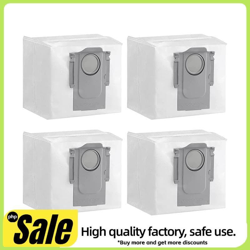 Saco De Pó Para Aspirador Robô Q5 + S7 MaxV Ultra , Vácuo De Grande Capacidade 3L Compatível (4 Unidades)