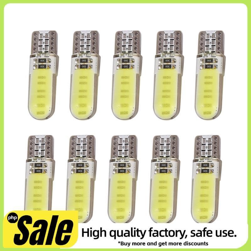 10 Unidades T10 W5W COB LED Carro Auto Interior Cunha Lateral Lâmpada De Estacionamento Cúpula Luz