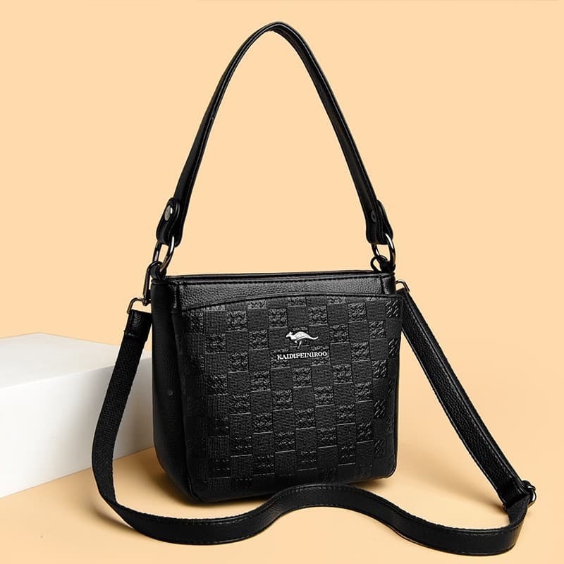 Bolsa feminina novo estilo 2026 bolsa mensageiro moda feminina pequena bolsa quadrada bolsa de ombro feminina de meia-id